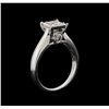Image 4 : 0.93 ctw Diamond Ring - 14KT White Gold