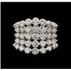 Image 2 : 14KT White Gold 5.15 ctw Diamond Ring