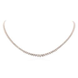 18KT White Gold 9.20 ctw Diamond Necklace