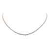 Image 1 : 18KT White Gold 9.20 ctw Diamond Necklace