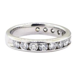1.00 ctw Diamond Band - 14KT White Gold