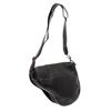 Image 3 : Christian Dior Black Leather Large Saddle Bag Crossbody