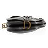 Image 4 : Christian Dior Black Leather Large Saddle Bag Crossbody