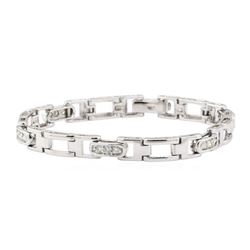 0.80 ctw Diamond Bracelet - 14KT White Gold