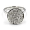 Image 1 : 0.75 ctw Diamond Dome Ring - 14KT White Gold