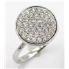 Image 2 : 0.75 ctw Diamond Dome Ring - 14KT White Gold