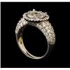 Image 4 : 14KT White Gold 2.62 ctw Diamond Ring