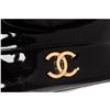 Image 8 : Chanel Vintage Black Vinyl CC Shoulder Bag