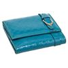 Image 4 : Gucci Blue Patent Leather Microguccissima GG Compact Wallet