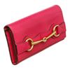 Image 1 : Gucci Hot Pink Leather Bright Bit Wallet