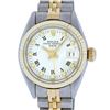 Image 1 : Rolex Ladies 2 Tone 14K White Index 26MM Fluted Datejust Wristwatch