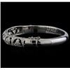 Image 2 : 18KT White Gold 1.67 ctw Diamond Bangle Bracelet