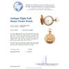Image 6 : Elgin 14KT Yellow Gold Full Hunter Antique Pocket Watch