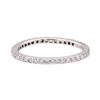 Image 1 : 0.80 ctw Diamond Eternity Ring - 18KT White Gold