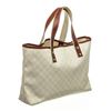 Image 3 : Gucci Cream GG Supreme Canvas Web Tote Handbag