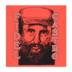 Castro by Steve Kaufman (1960-2010)