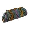 Image 3 : MCM Multicolor Snakeskin Amaranda Long Clutch Handbag