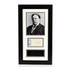Image 1 : William H. Taft Signed Cut Display PSA Certified