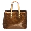 Image 1 : Louis Vuitton Bronze Vernis Leather Monogram Reade PM Bag