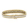 Image 2 : 3.40 ctw Diamond Bracelet - 14KT Yellow and White Gold