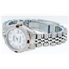 Image 6 : Rolex Ladies Stainless Steel MOP Diamond & Ruby 26MM Datejust Wristwatch