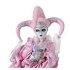 Image 2 : Christmas Harlequin Doll with Hand-Painted Porcelain Head & Hands with Soft Body