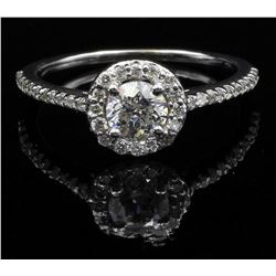 0.75 ctw Diamond Ring - 14KT White Gold