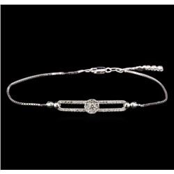 0.67 ctw Diamond Bracelet - 14KT White Gold