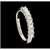 Image 4 : 0.54 ctw Diamond Ring - 14KT White Gold