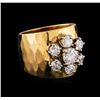 Image 1 : 14KT Yellow Gold 1.55 ctw Diamond Ring