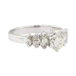 1.35 ctw Diamond Ring - 14KT White Gold