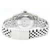 Image 8 : Rolex Mens Stainless Steel Blue Vignette Diamond & Sapphire Datejust Wristwatch