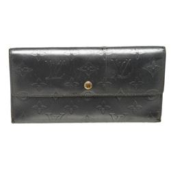 Louis Vuitton Charcoal Monogram Mat Leather International Wallet