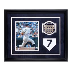 Mickey Mantle New York Yankees Framed Signed GFA