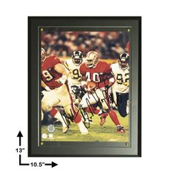 William Floyd San Francisco 49ers Signed PlaqueGFA