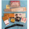Image 2 : ASSORTED ITEMS INCLUDING VINTAGE MATCHES, BEAN SPOON, BLACK HILLS PICTURE BOOKLET, STAMP AND WATCHBA