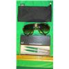 Image 1 : LOT INCLUDING 2 VINTAGE COOP PENS AND A PAIR OF CARRERA SUNGLASSES WITH POUCH
