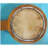 Image 5 : SMALL WOODEN BANJO WITH CASE (CASE IN POOR SHAPE-NO STRINGS OR TUNING PEGS)