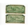 Image 2 : 2-ONE DOLLAR BILLS (CANADA) *1954*