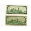 Image 2 : 2-ONE DOLLAR BILLS (CANADA) *1967*