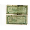 Image 2 : 2-ONE DOLLAR BILLS (CANADA) *1954*
