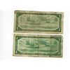 Image 2 : 2-ONE DOLLAR BILLS (CANADA) *1954*