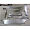 Image 1 : LOT OF MISCELLANEOUS CHROME PARTS (UNKNOWN BRAND, POSSIBLY FORD OR GM)