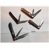 Image 1 : LOT OF 4 OLDER POCKET KNIVES (STAG, IMPERIAL, JULANG CO.)