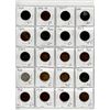 Image 1 : LOT OF 19 LARGE ONE CENT COINS AND 1-TWENTY FIVE CENT COIN (1 CENT COINS VARIOUS YEARS FROM 1859-192