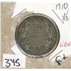 Image 1 : FIFTY CENT COIN (CANADA) *1910* (SILVER)