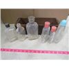 Image 2 : LOT OF ASSORTED BOTTLES AND A SEWING BOX DRAWER