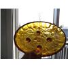 Image 2 : LARGE CARNIVAL GLASS OVAL BOWL (HARVEST GOLD, FTD) *12" LONG X 8.5" WIDE X 4.5" HIGH*