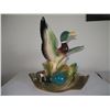Image 2 : MALLARD DUCK TV LAMP (CERAMIC POTTERY) *LANE & CO. CALIF, 1954 F13 IS ETCHED ON BOTTOM* (EXCELLENT C