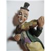Image 4 : LOT OF 3 CERAMIC CLOWNS (1 W/ VIOLIN, 1 W/ DRUM & 1 W/ MANDOLIN) *8" H X 3.25" W*